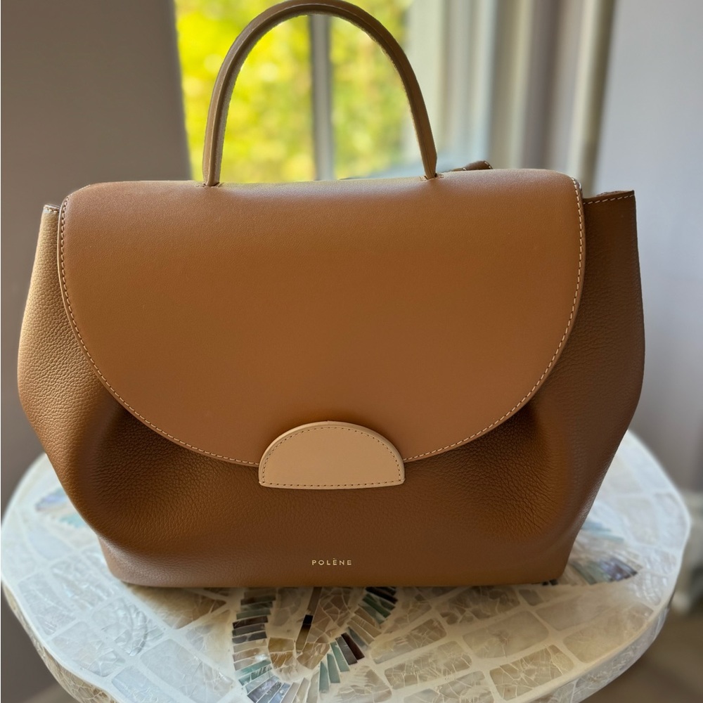 NEW Polene bag - Number One - Color: Trio Camel
- Textured leather